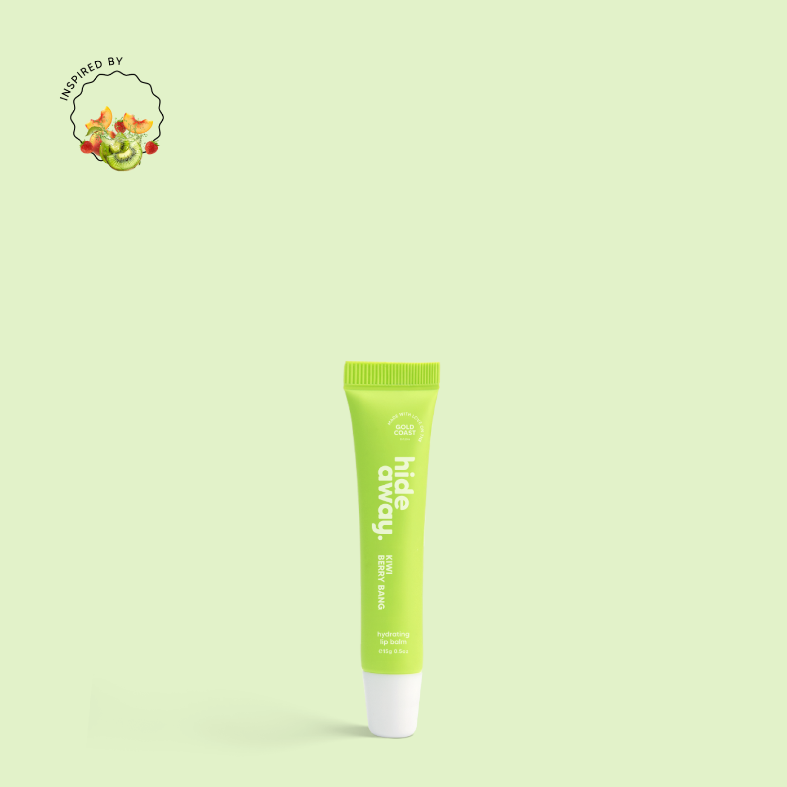 Fruity lip balm bursting with the tangy-sweet scent of kiwi and mixed berries. Smooth, juicy, and nourishing.