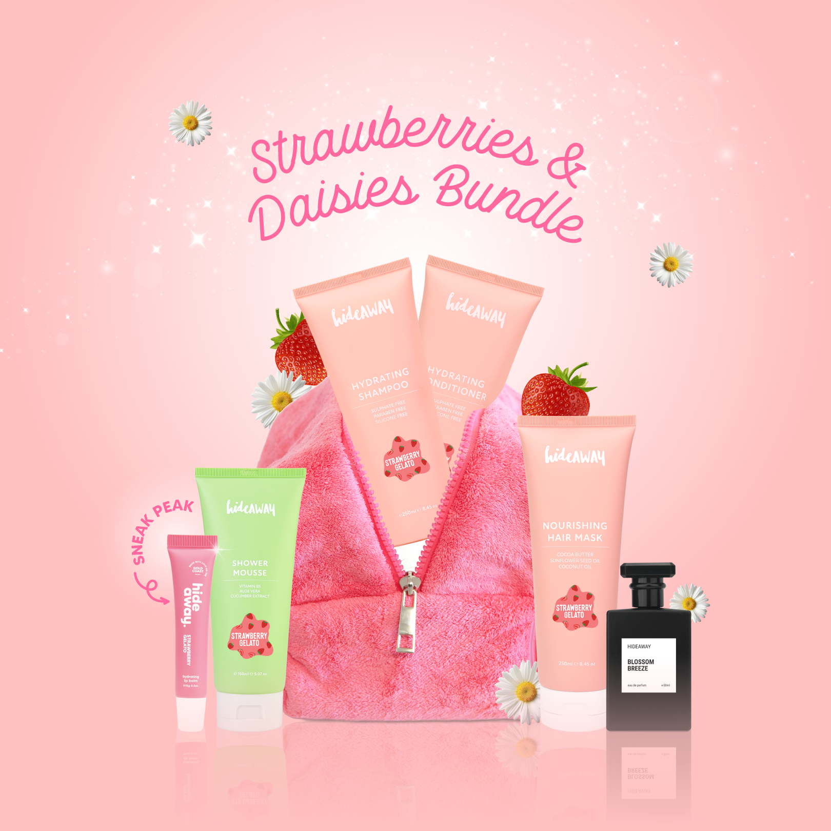 Strawberries & Daisies Bundle